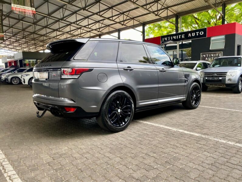 2017 Land Rover Range Rover Sport My22 5.0 P Svr (423kW) Grey