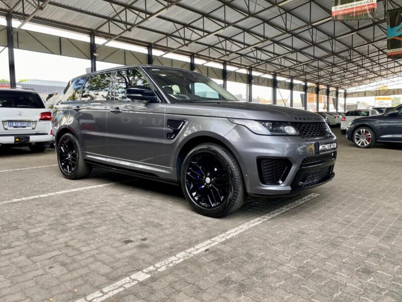 2017 Land Rover Range Rover Sport My22 5.0 P Svr (423kW) Grey
