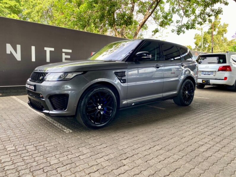 2017 Land Rover Range Rover Sport My22 5.0 P Svr (423kW) Grey