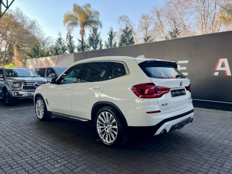 2018 BMW X3 My18 Xdrive30d Luxury Line Sports Steptr White